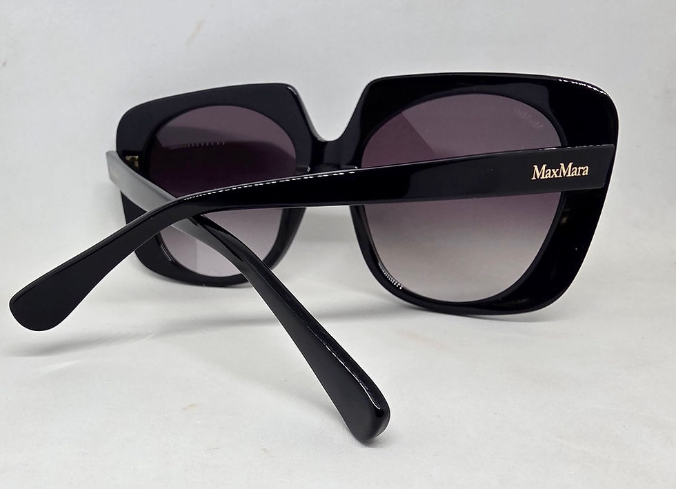 Thumbnail: MAX MARA MM 0047 01B[ 56-18-140] BLACK XL  SUNGLASS K P