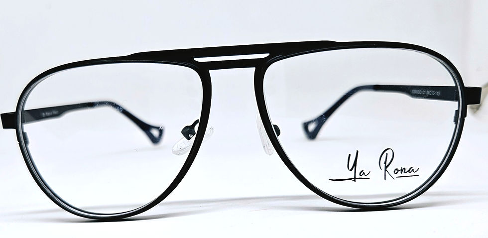 Thumbnail: YA RONA KWANDO C1 [54-15-143] STAINLESS STEEL  MALE EYEGLASSES 