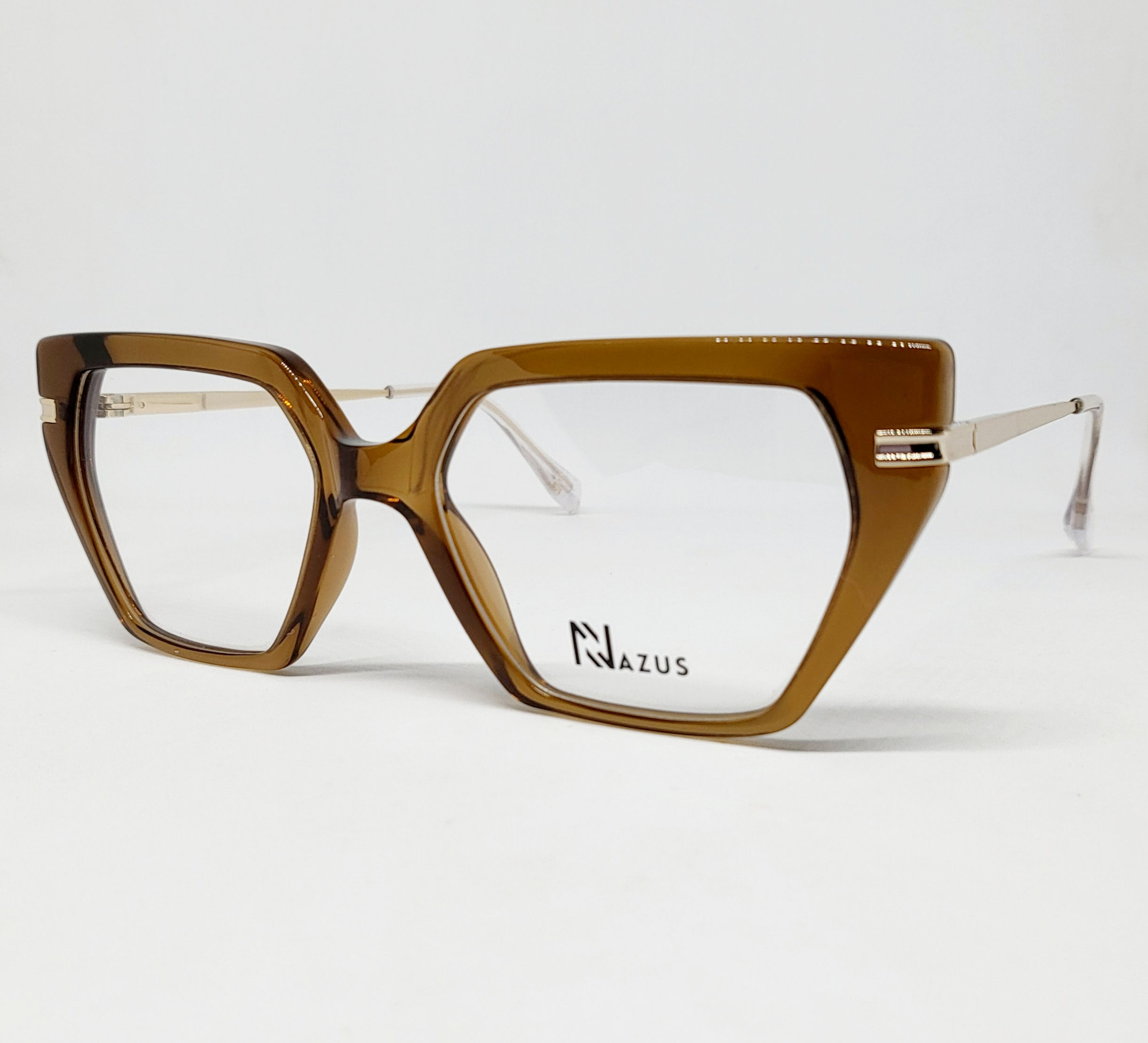 NAZUS BUSI  BROWN C3 [53-19-140] WOMAN EYEGLASSES 