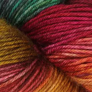 Kleurrijke sokkenwol merinowol handgeverd