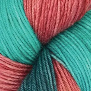 Kleurrijke sokkenwol merinowol handgeverd