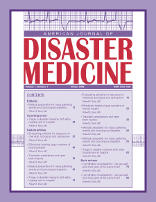 diaster medicine_AJDM