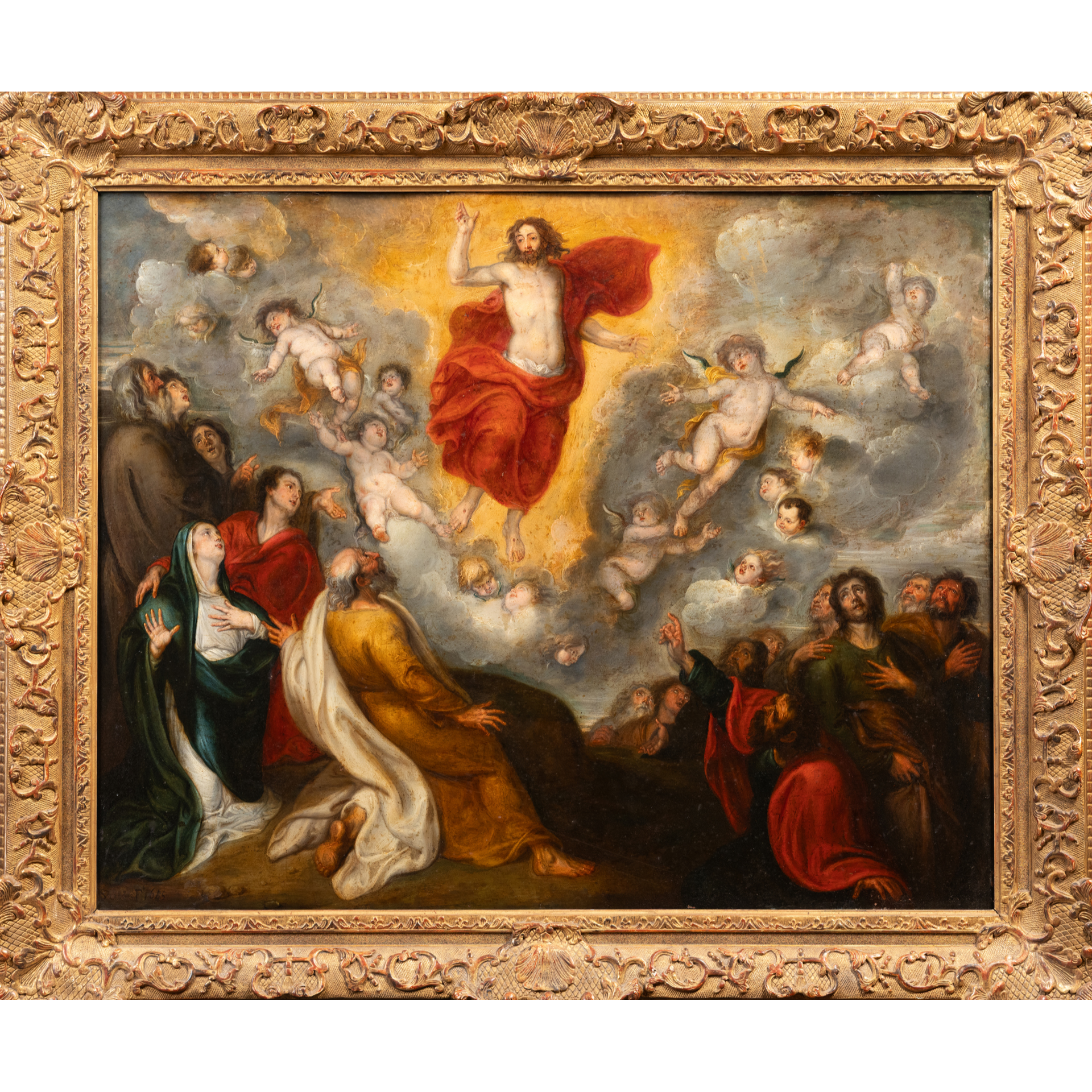 La résurrection, Simon de VOS ( 1603-1676 )