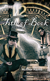 steampunk premade book cover #0120