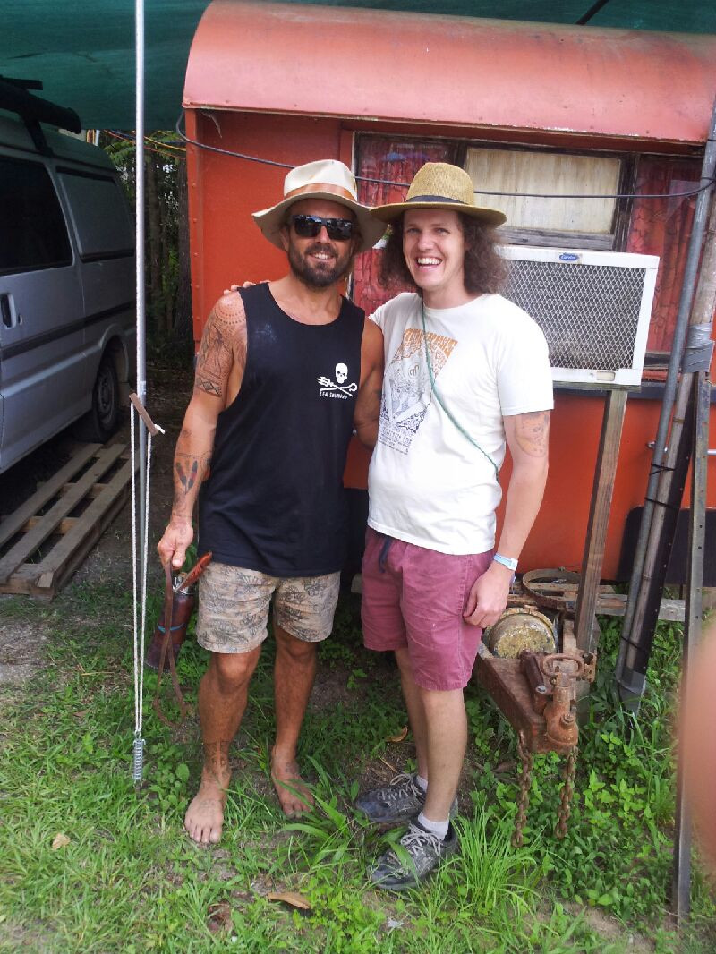 Mitch fan girling over Xavier Rudd