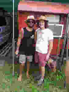 Mitch fan girling over Xavier Rudd