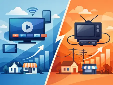 CTV Advertising Versus Cable for Local Growth