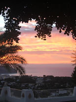 View of the Sunset from the Villa Beniarres