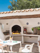 Villa Beniarres Sitting Area near Horno (Outdoor Oven)