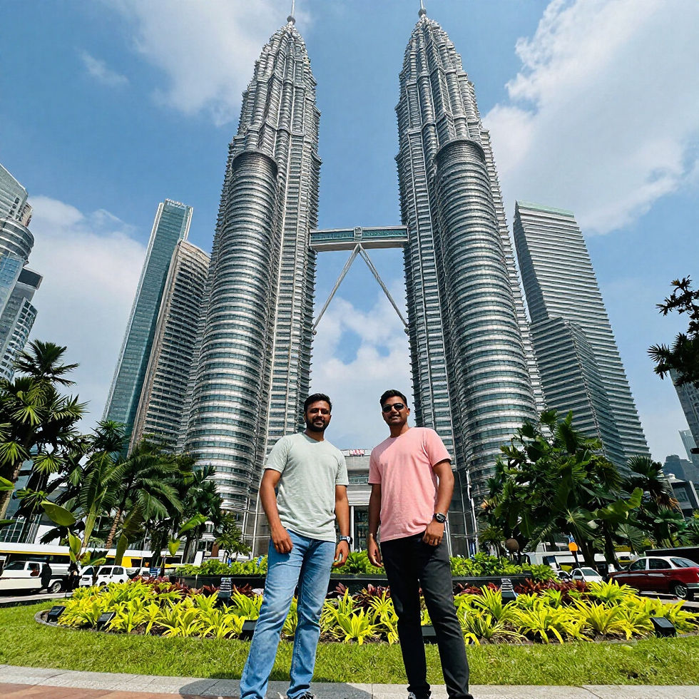 Malaysia city and island landscape