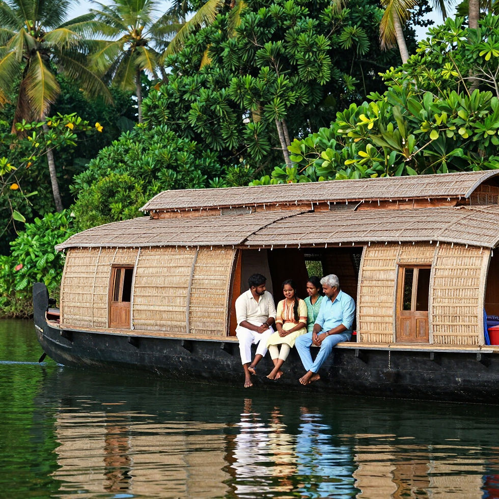 Kerala backwaters and scenic landscape