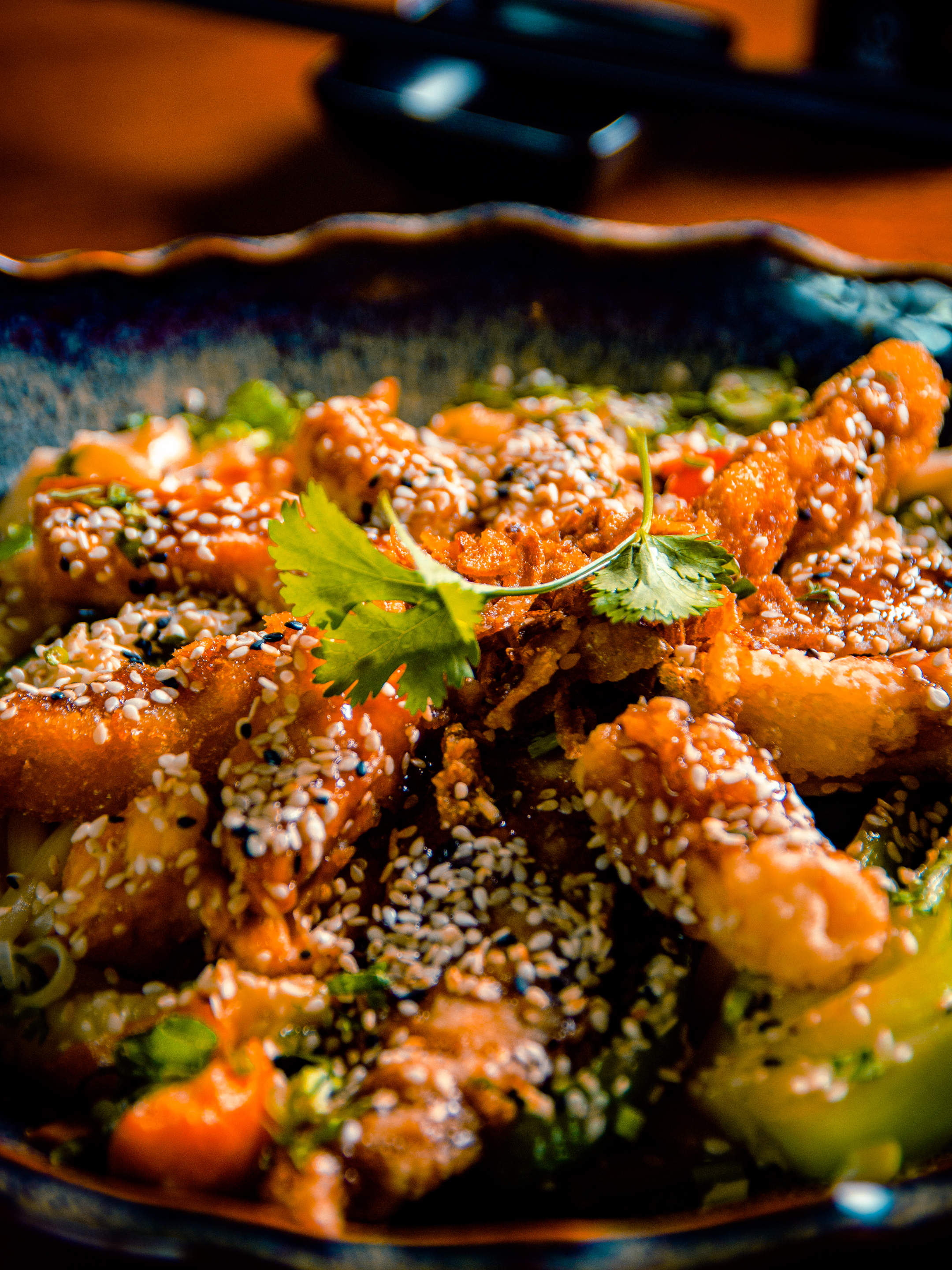 Arranged Food and Objects