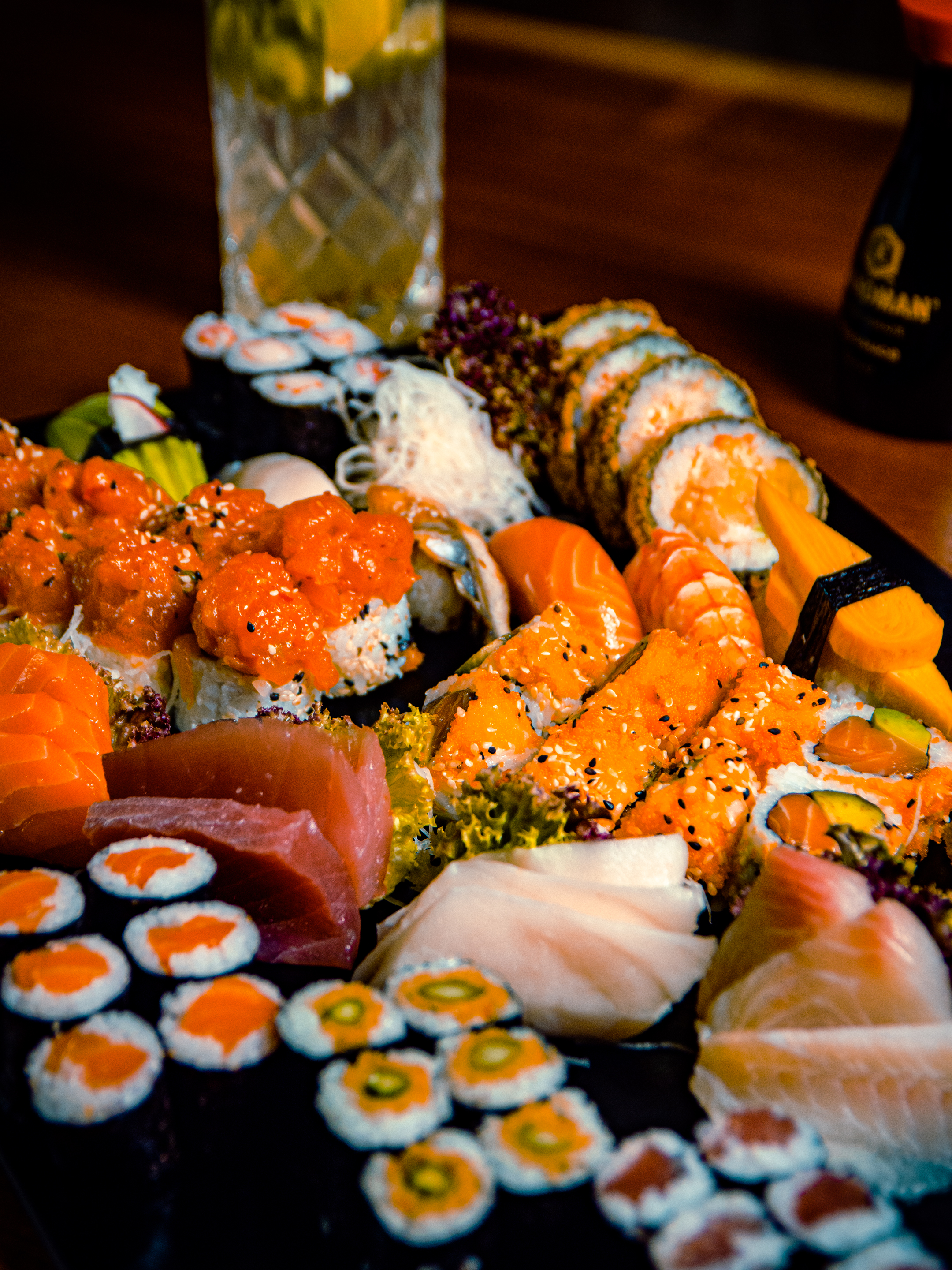 Arranged Food and Objects