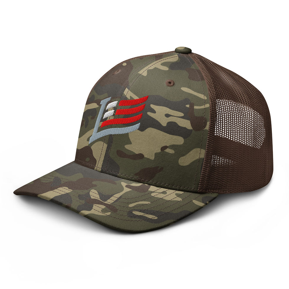 Thumbnail: Camouflage trucker hat - Liberty Addition