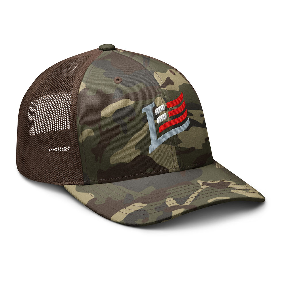 Thumbnail: Camouflage trucker hat - Liberty Addition