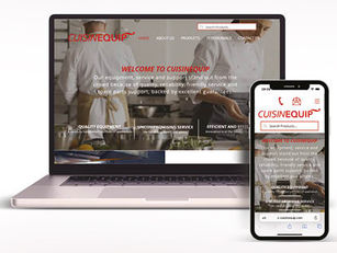 CuisinEquip’s new website reflects the excellence of the quality brands it stocks