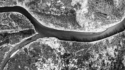 Two rivers converging into one