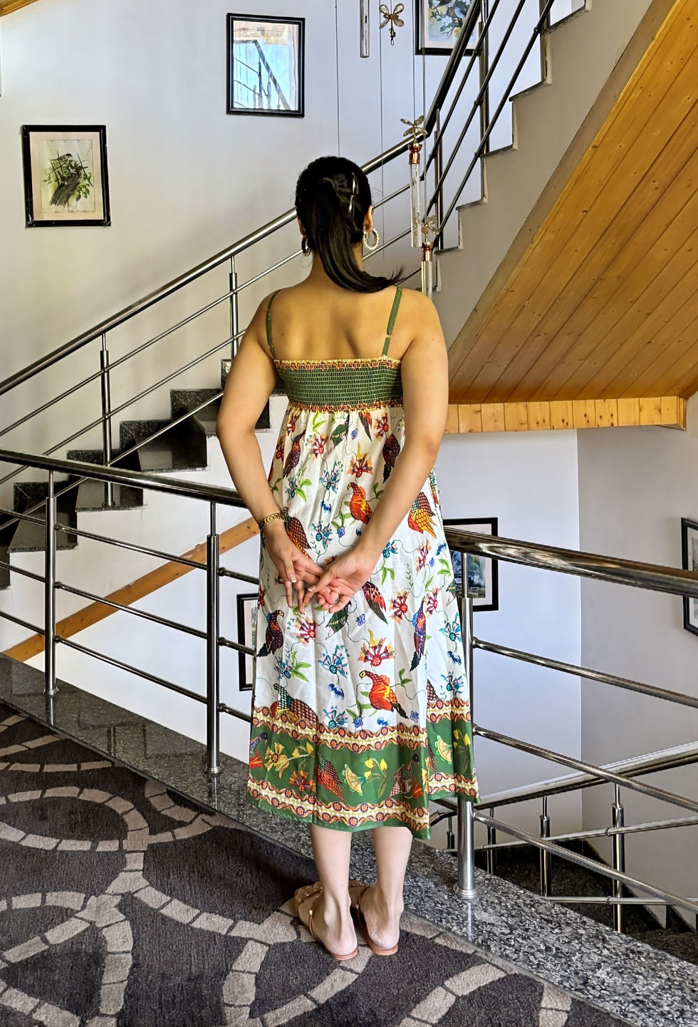Thumbnail: Back to beach printed dress