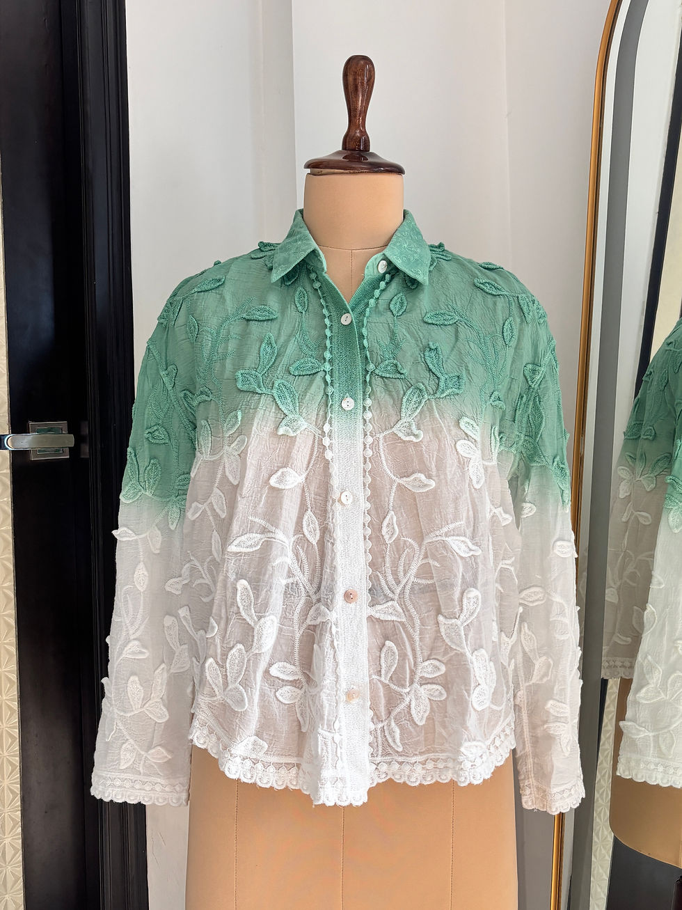 Thumbnail: Ombrey embroidered shirt