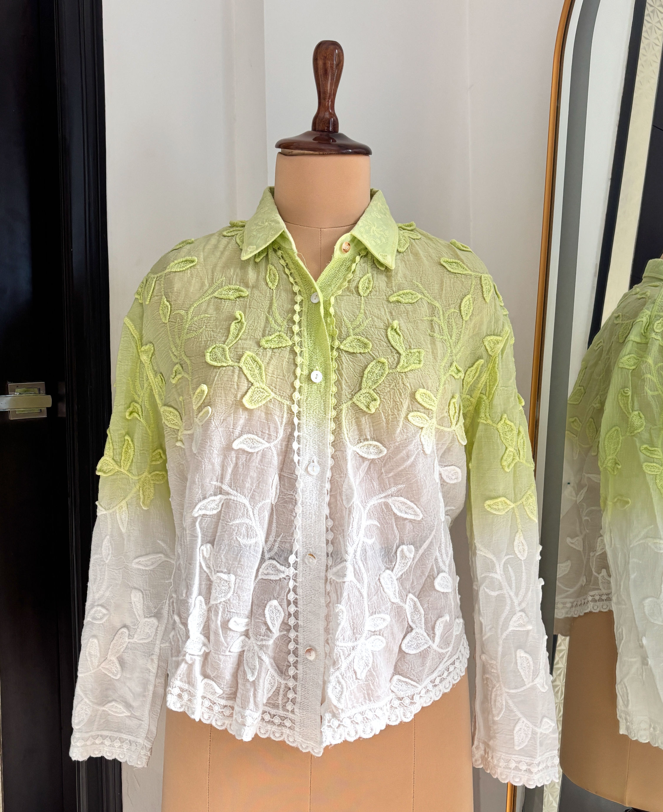 Ombrey embroidered shirt