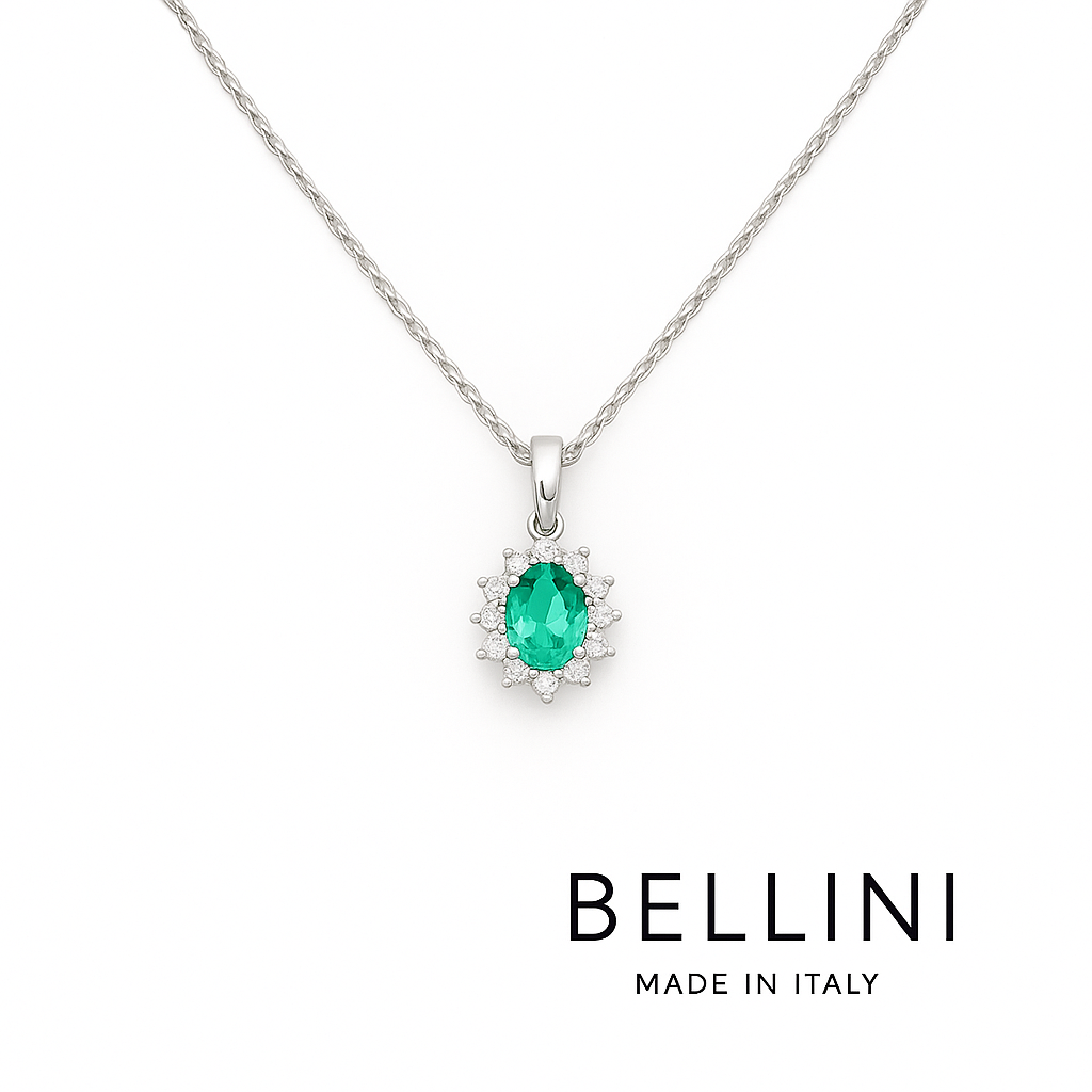 COLAR REGINA VERDE ÁGUA