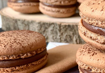 Macaron tout chocolat