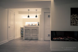 Fireplace and Bar