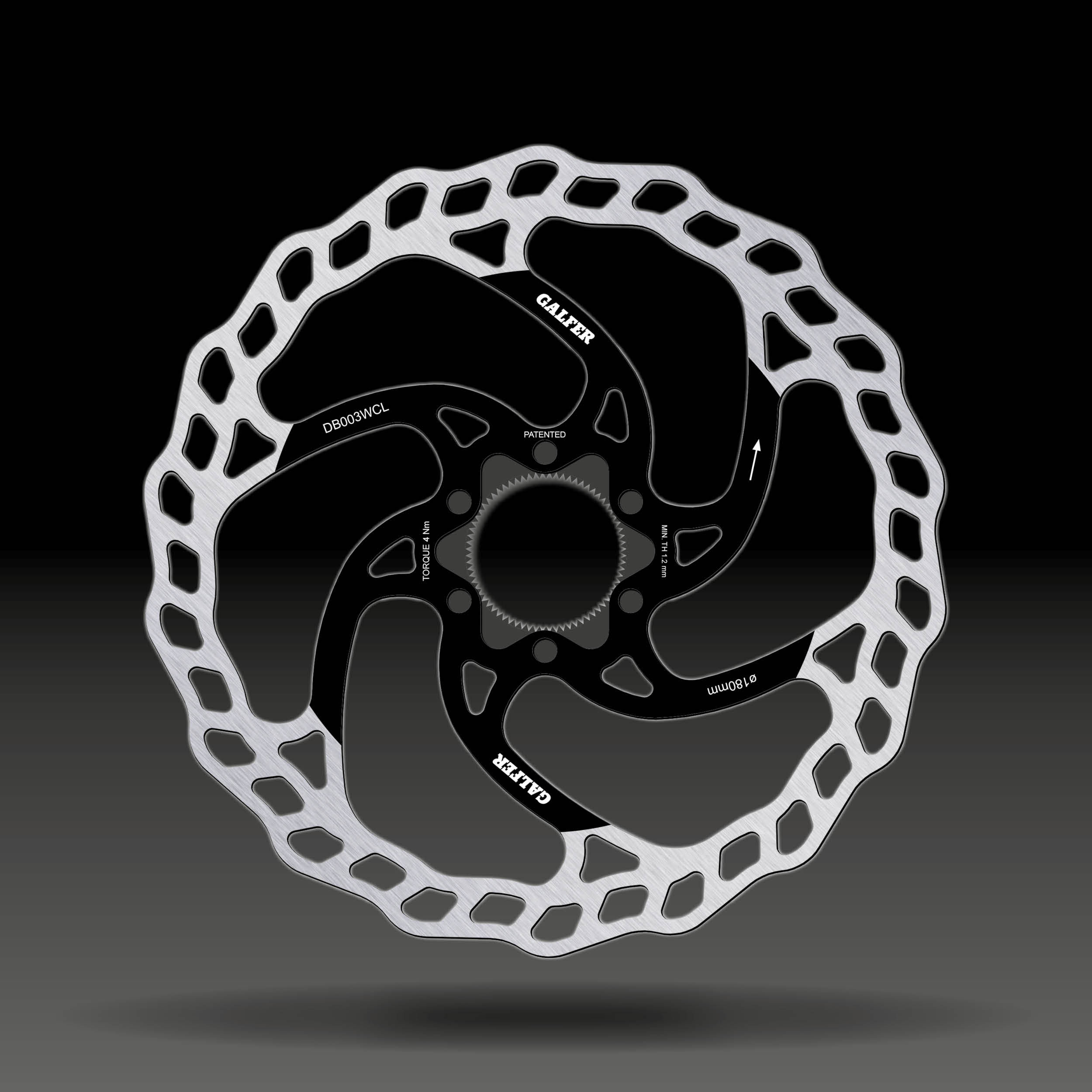 【GALFER】DB003WCL CENTER-LOCK 180mm