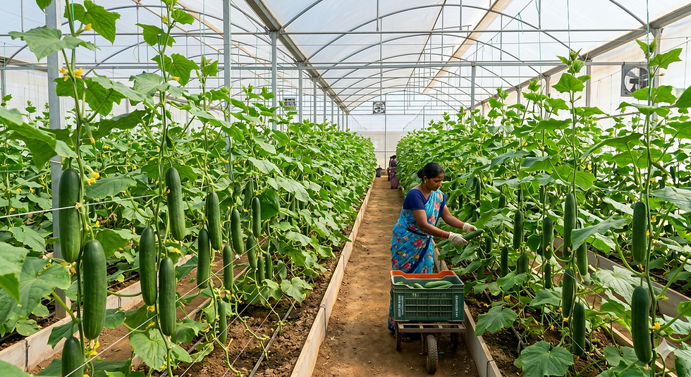 Best Crops for Polyhouse in India (2026)