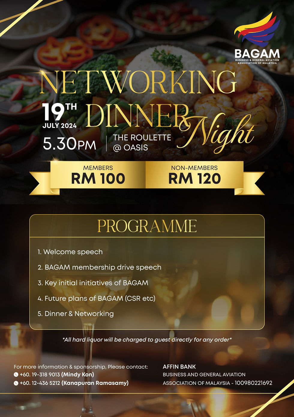 BAGAM Networking Dinner Night 