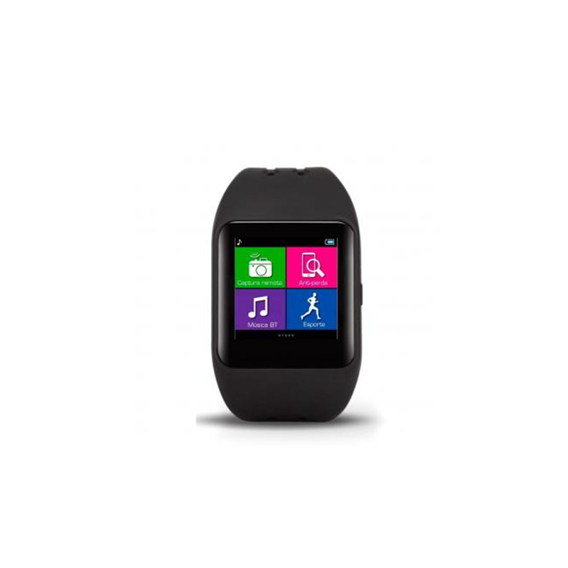 Relogio Inteligente Multilaser Celular Smartwatch Preto - P9024