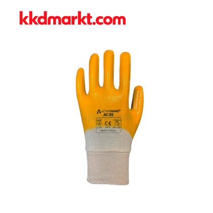 Activehand AC-02 Nitril Kaplama İş Eldiveni (Yağa Dayanıklı)