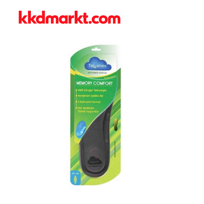 Tabanex 8620046 Memory Comfort Hafızalı Sünger Ayakkabı Tabanlığı