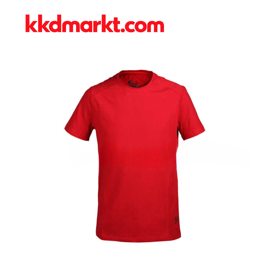 Cosywolf W007755 Bisiklet Yaka Tişört – Kırmızı