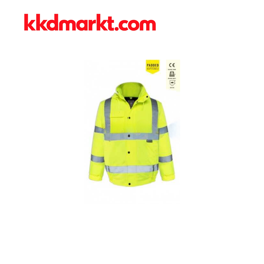MYFORM 3125 Olympus Yüksek Görünürlüklü Bomber Mont – Sarı