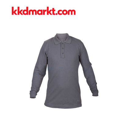Cosywolf CW008822 Polo Yaka Sweatshirt – Gri