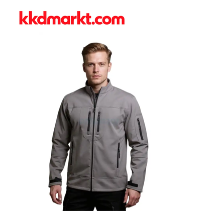 Cosywolf CW001712 Batman Teknik Softshell Mont – Açık Füme (Su & Rüzgâr Geçirmez