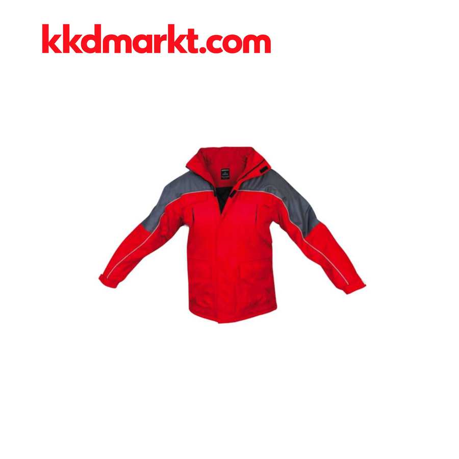 İZRASA NR22 Monacco Ripstop Parka – İki Renkli Kırmızı
