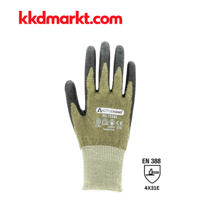 Activehand PU-15241 Poliüretan Kaplı Isı ve Kesilme Dirençli Eldiven