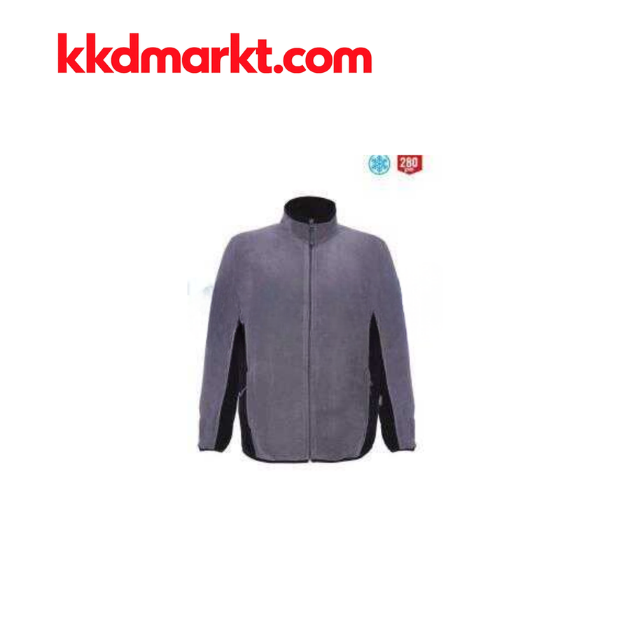 MyForm 3106 ALPEN Teknik Polar – Fermuarlı, Antrasit/Siyah