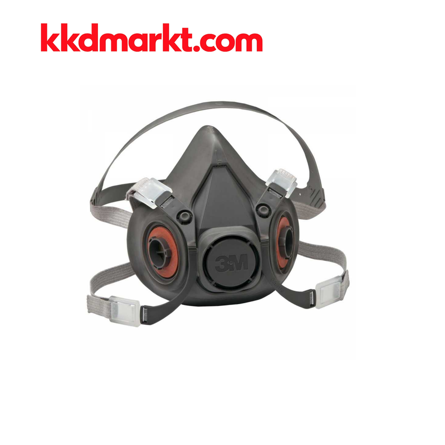 3M 6300 Yarım Yüz Maskesi Büyük Boy