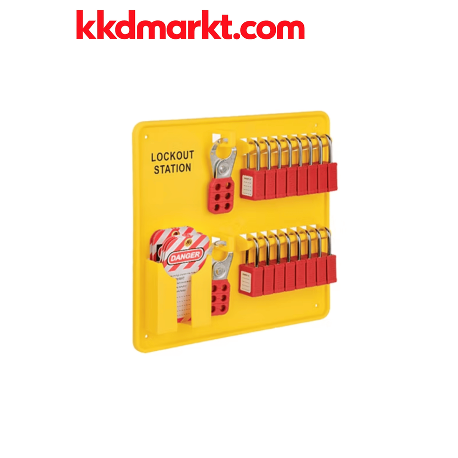 Locksan LS-B302 Kapaksız Plastik LOTO İstasyonu