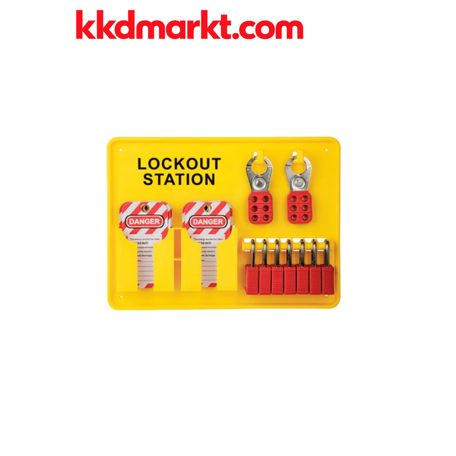 Locksan LS-B301 Kapaksız Plastik LOTO İstasyonu