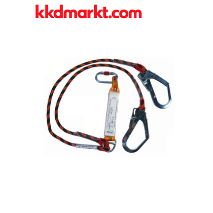 EKS 242-3 1.5 Metre Şok Emicili Çift Bacaklı Dikişli Halatlı Lanyard