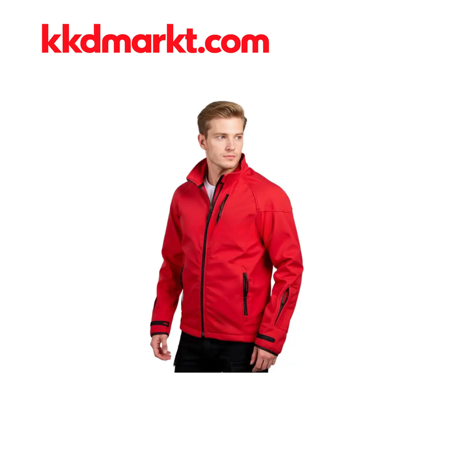 Cosywolf CW0033 Rize Softshell Mont – Kırmızı (Su & Rüzgâr Geçirmez)