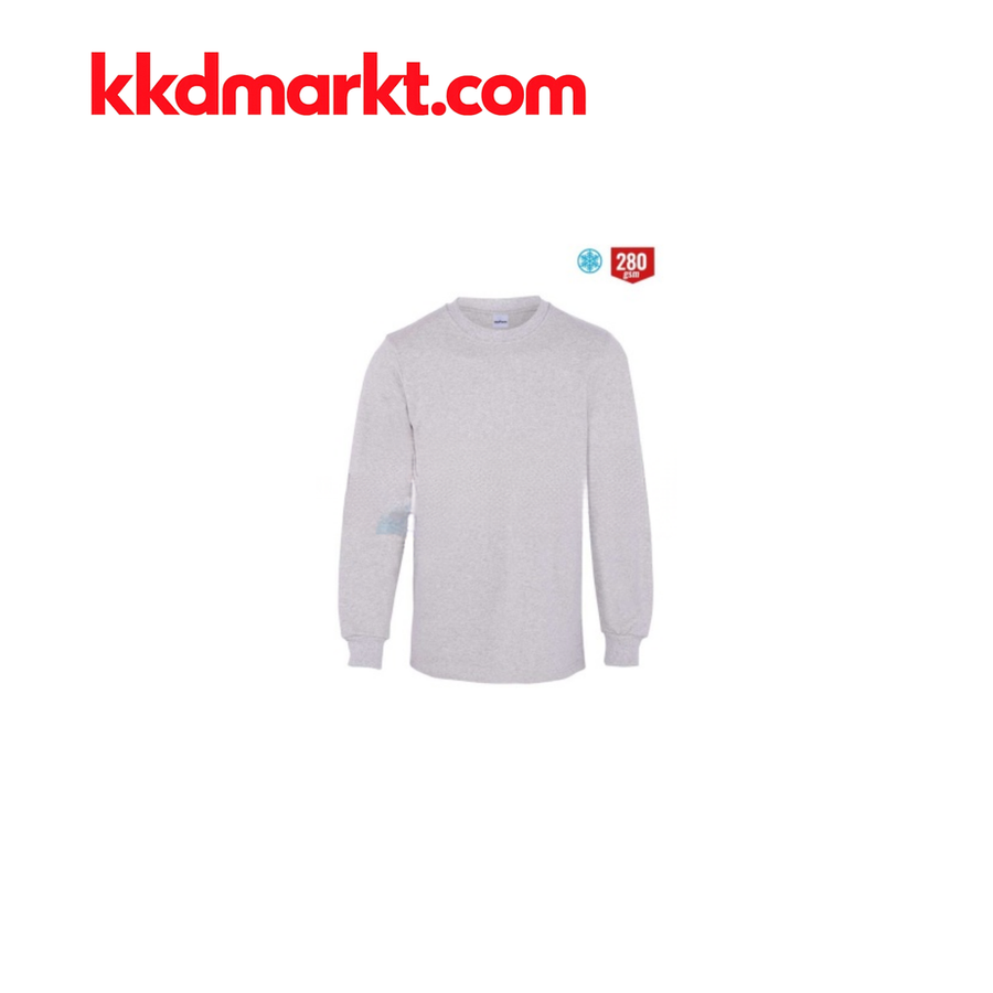 8125 Regular Bisiklet (Sıfır) Yaka 2 İplik Sweatshirt – Gri