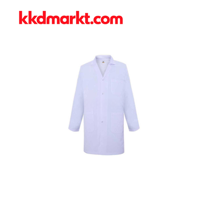 MyForm 6106 Cepli ve Kuşaklı Erkek İş Önlüğü – Beyaz