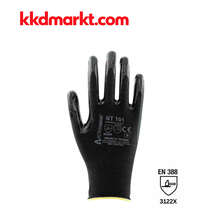 Activehand NT-101 Yağ Tutmaz Nitril İş Eldiveni