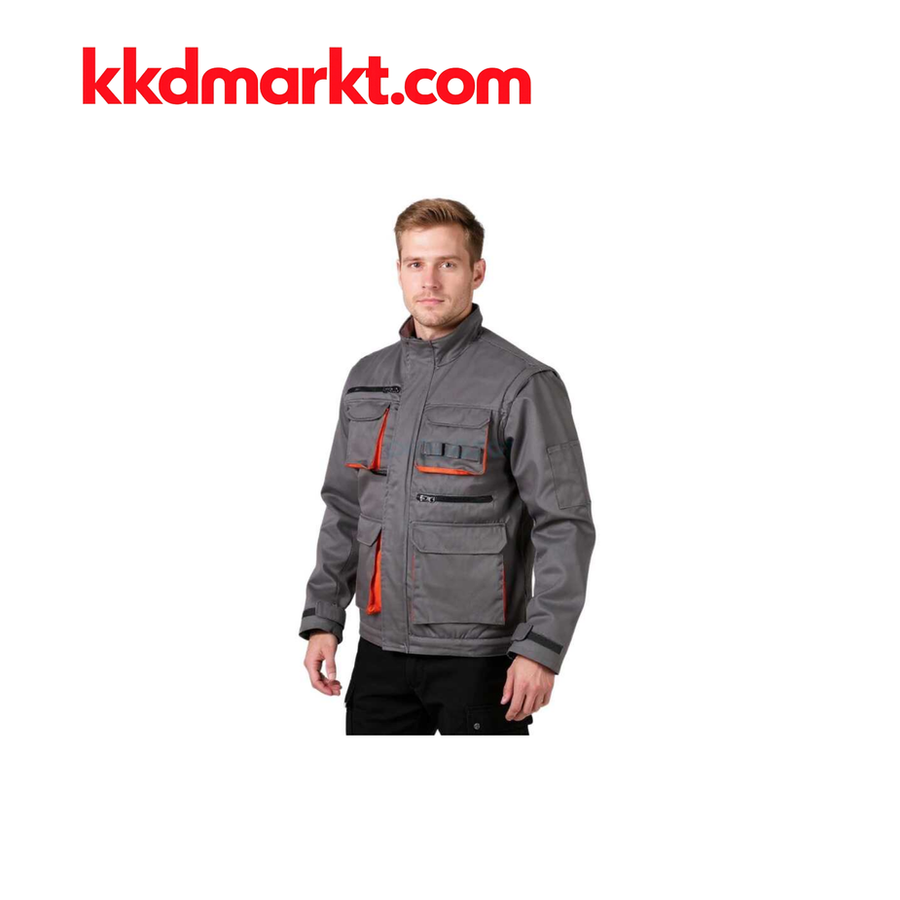 Cosywolf CW004722 Kolları Çıkmalı Çok Cepli Teknik Ceket Mont Yelek