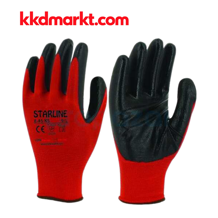 Starline E-43-KS Nitril İş Eldiveni (12’li Paket)